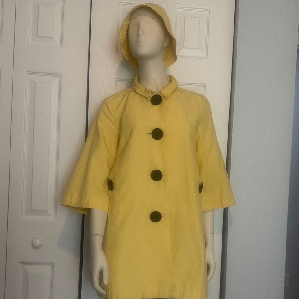 George Simonton Yellow Coat with Black Buttons